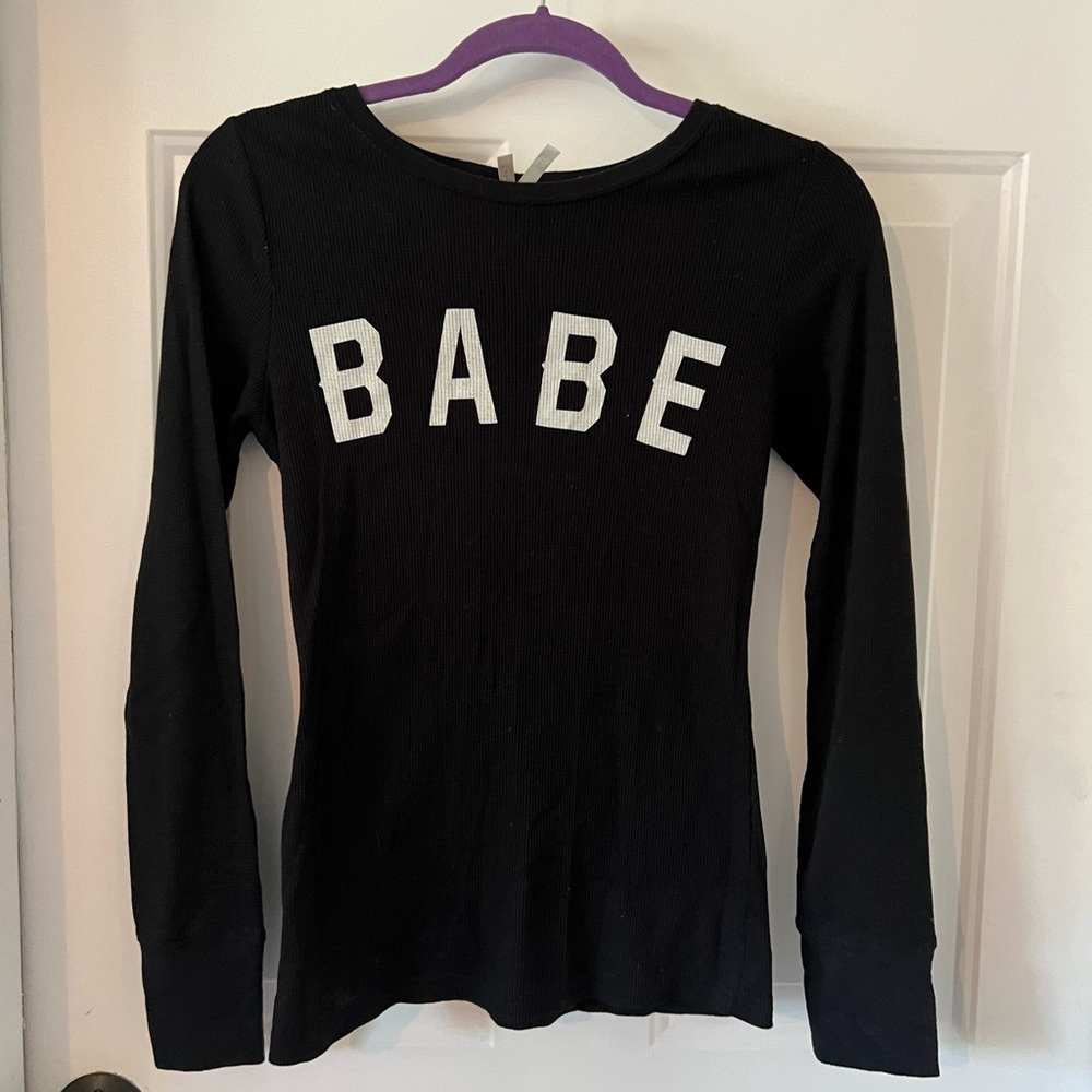 Long sleeve Babe Shirt